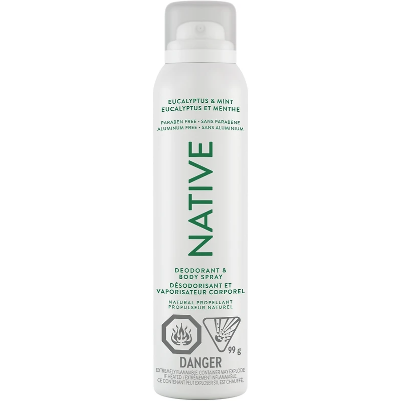 Aerosol-Free Spray Deodorant, Eucalyptus & Mint