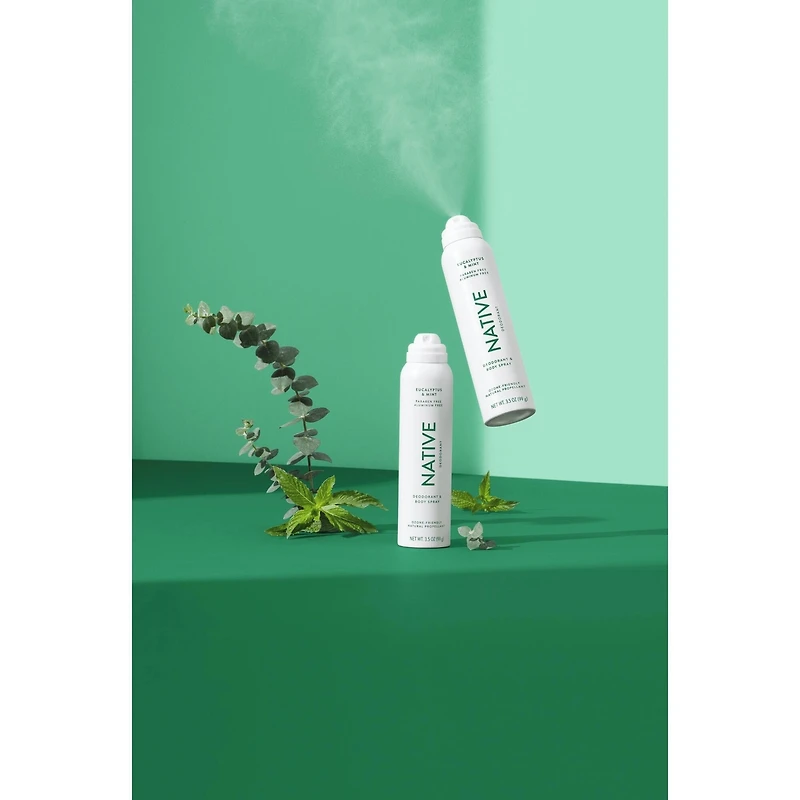 Aerosol-Free Spray Deodorant, Eucalyptus & Mint