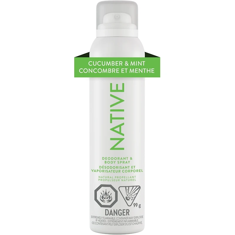 Aerosol-Free Spray Deodorant, Cucumber & Mint
