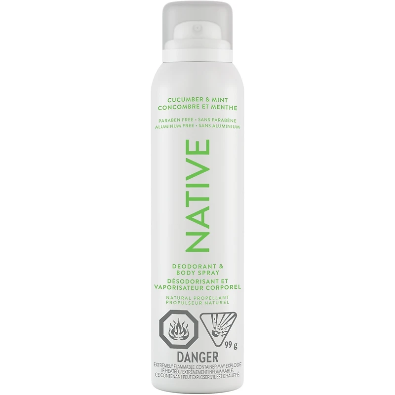 Aerosol-Free Spray Deodorant, Cucumber & Mint