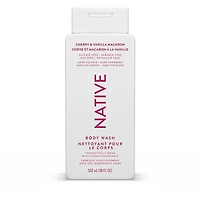 Natural Body Wash, Cherry Vanilla & Macaron, Sulfate Free, Paraben Free
