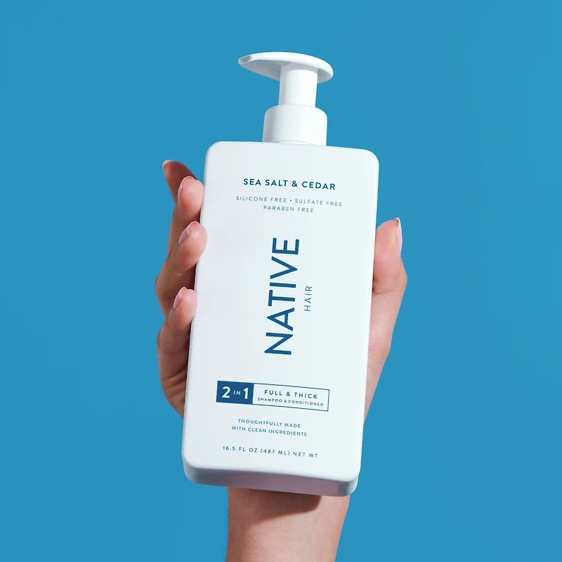 Shampooing et revitalisant 2 en 1 Cuir chevelu rafraîchi, eucalyptus et menthe