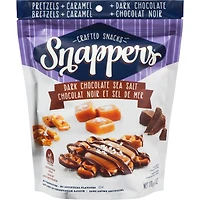 Snappers Caramel & Pretzel Cluster Dark Chocolate Sea Salt
