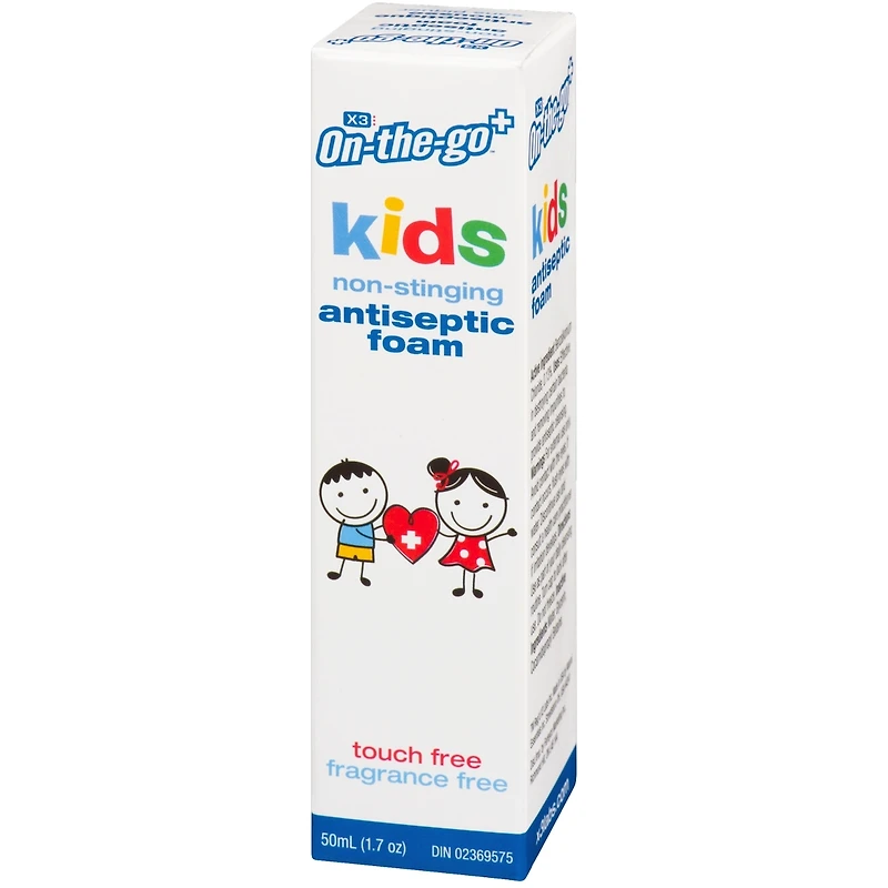 Non-Stinging Antiseptic Foam for Kids