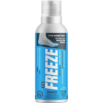 Cooling Pain Relief Continuous Spray for Sore Feet