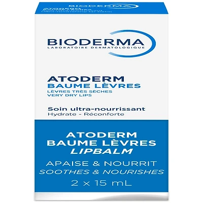 Atoderm Duo Baume Lèvres