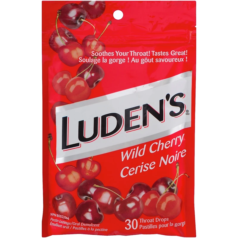 Luden's Pastilles Pour La Gorge Cerise Noire
