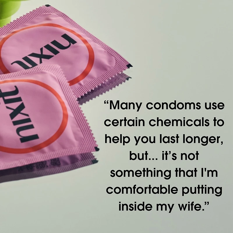 Lubricated latex condoms with reservoir tip