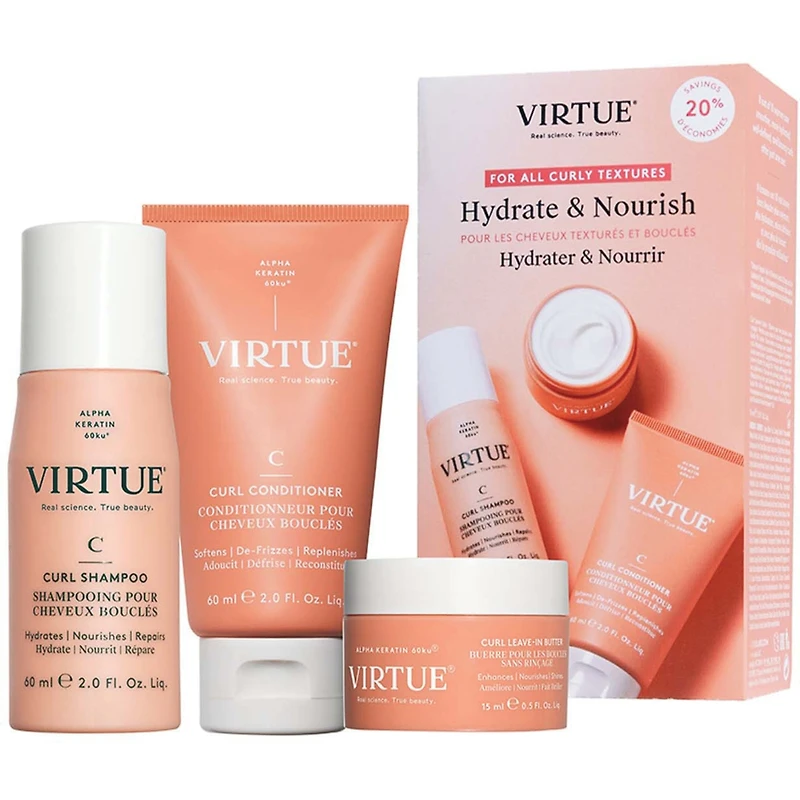Hydrater & Nourrir Kit - Pour les cheveux texturés et bouclés