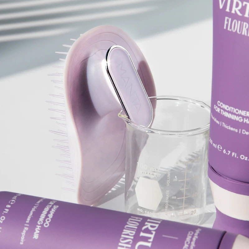 Virtue Flourish® and MANTA® Healthy hair Brush