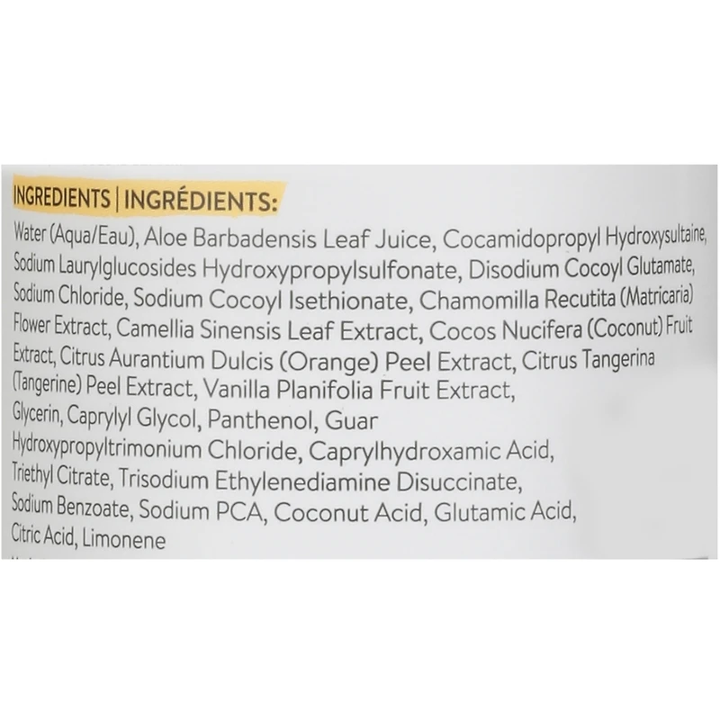 Shampoing Gel Douche - Refresh (Agrumes Vanille)