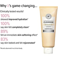 Gel Nettoyant et Sérum Hydratant Anti-âge Confidence in a cleanser