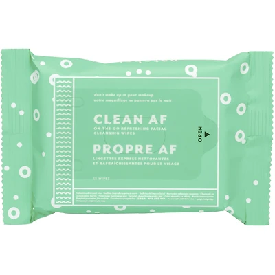 Lingettes nettoyantes pour le visage Clean AF –  unités