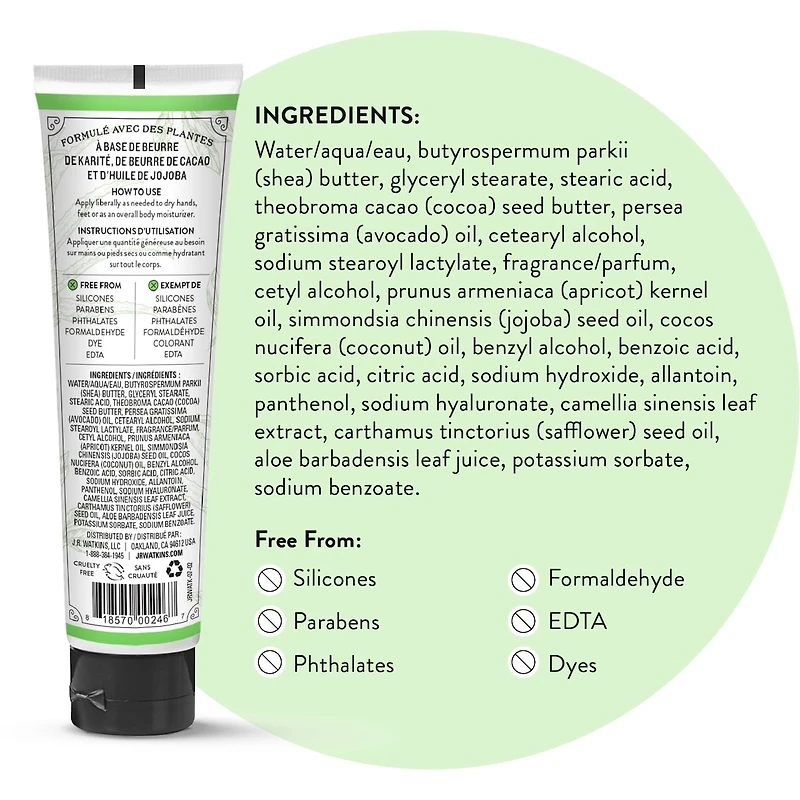 JR Watkins Aloe & Green Tea Hand Cream