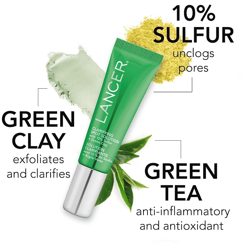 Clarifying Spot Solution with 10% Sulfur + Green Clay