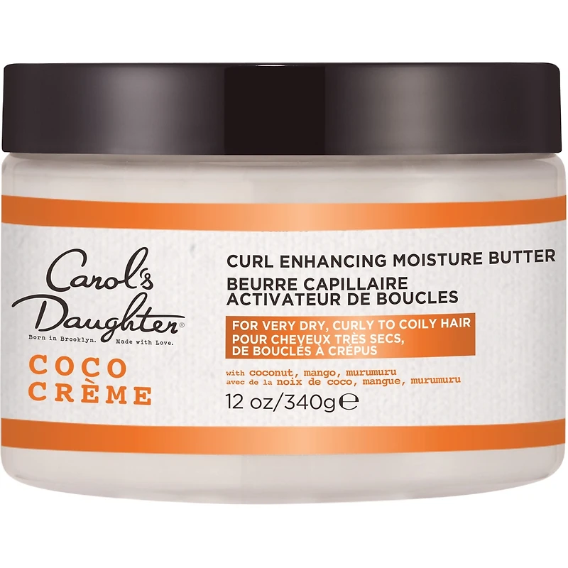 Coco Creme Masque capillaire hydratant et revitalisant profond à l'huile de noix de coco et au beurre de mangue