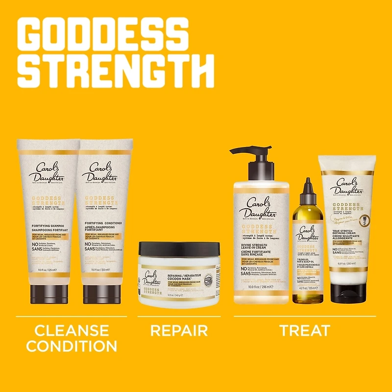 Goddess Strength Crème Sans Rinçage pour Cheveux Bouclés