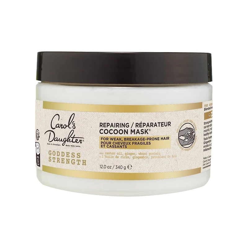 Goddess Strength Masque Hydratant Réparateur Pour Cheveux Bouclés