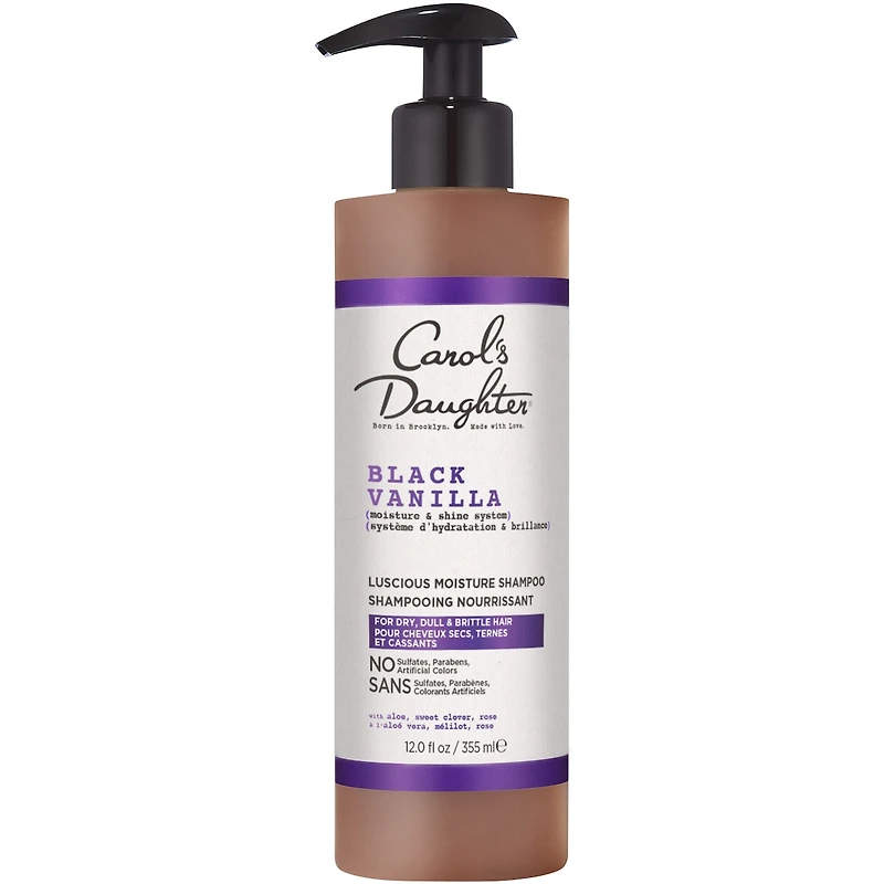 Black Vanilla Shampooing quotidien Hydratant Sans Sulfate