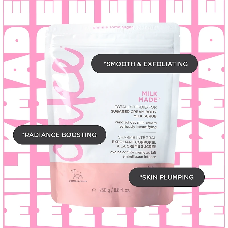 Cake Beauty Milk Made Sugared Cream Body Milk Scrub
