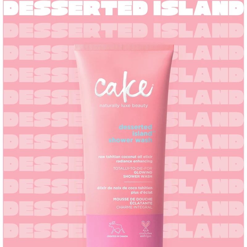 Cake Beauty Desserted Island Glowing Shower Wash