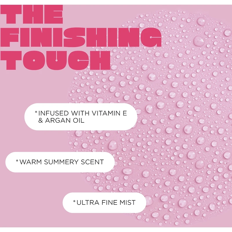 Cake Beauty Hair & Body Mist, The Finishing Touch - Vitamin E & Argan Oil - Pistachio & Salted Caramel Scent - 6.8 Fl Oz / 200 mL