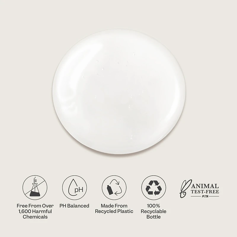 RENPURE, après-Shampooing Épaississant à la Biotine et au Collagène à Base de Plantes, Liquide Clair, 8 Fl Oz