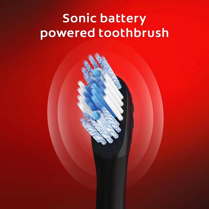 Colgate Optic White Pro Series Sonic Brosse À Dents À Piles, Noire