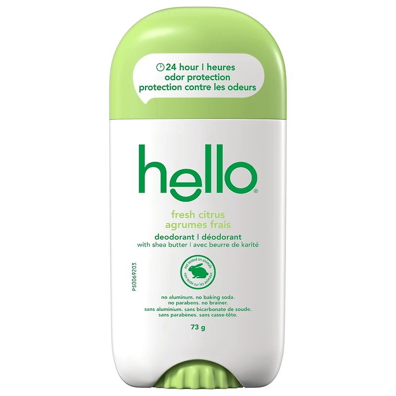 Fresh Citrus Aluminum Free Deodorant for Women and Men