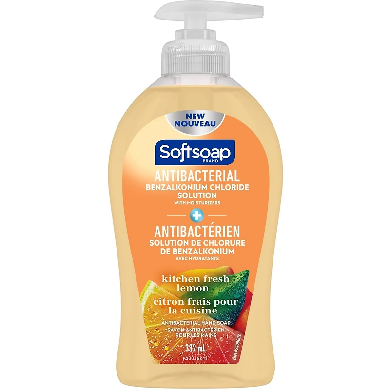 SoftSoap Liquid Hand Soap 332ML CS SP Antibactérien Kitchen Fresh