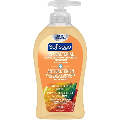 SoftSoap Liquid Hand Soap 332ML CS SP Antibactérien Kitchen Fresh