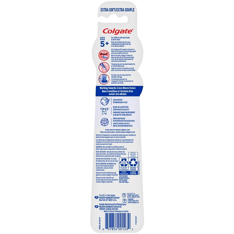 Kids Unicorn Toothbrush, Extra Soft for Children 5+ Years Old