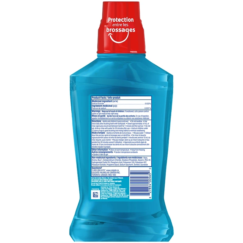 Rince-bouche au fluorure anticarie pour enfants Colgate ® Pokémon, sans alcool
