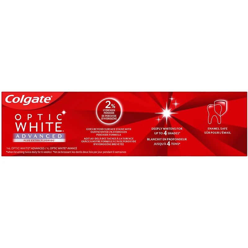 Optic White Advanced Teeth Whitening Toothpaste