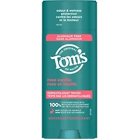 Tom’s of Maine Rose Vanilla Natural Deodorant for Women and Men, Aluminum Free, 92g