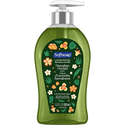 Softsoap Limited Edition Savon liquide pour les mains, savon pour la cuisine et la salle de bain, parfum d’orchidée hawaïenne
