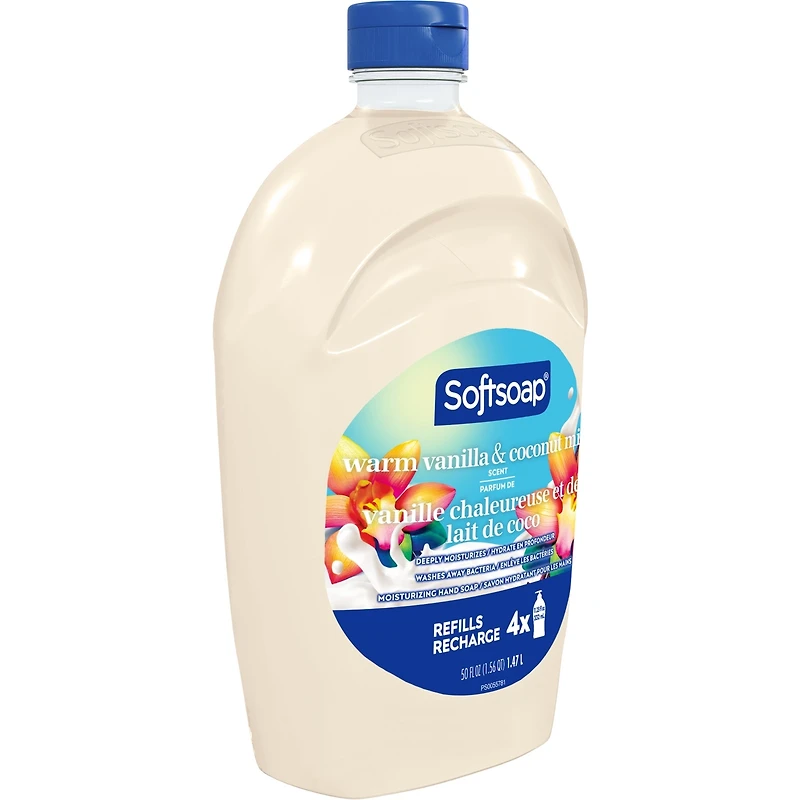Softsoap Warm Vanilla & Coconut Milk Liquid Hand Soap Refill, 1.47 L