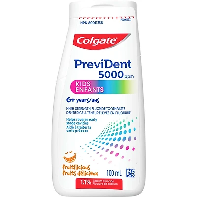 Colgate* PreviDent* Sensitive Toothpaste Mild Mint (1.1% Sodium Fluoride), 100 ml