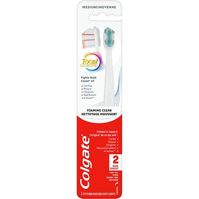 Total Active Prevention Foaming Clean Medium Toothbrush