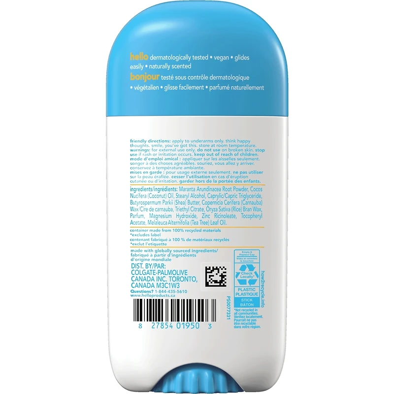 Sunny Daze Déodorant sans Aluminium, 73 g Déodorant Stick
