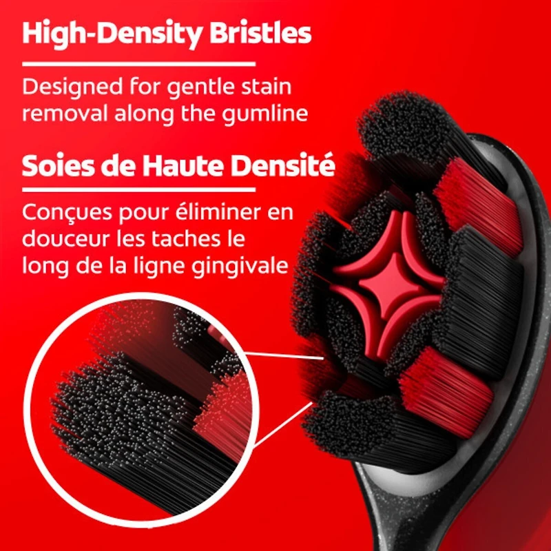 Optic White Charcoal Soft Toothbrush for Adults