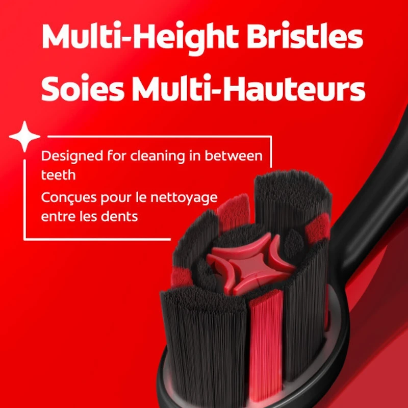 Optic White Charcoal Soft Toothbrush for Adults