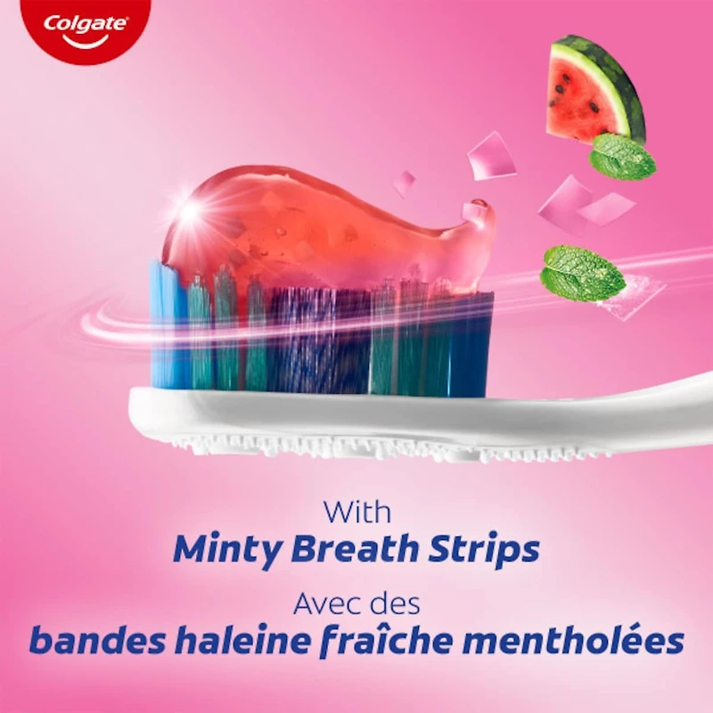 MaxFresh Fluoride Toothpaste, Watermelon Blast