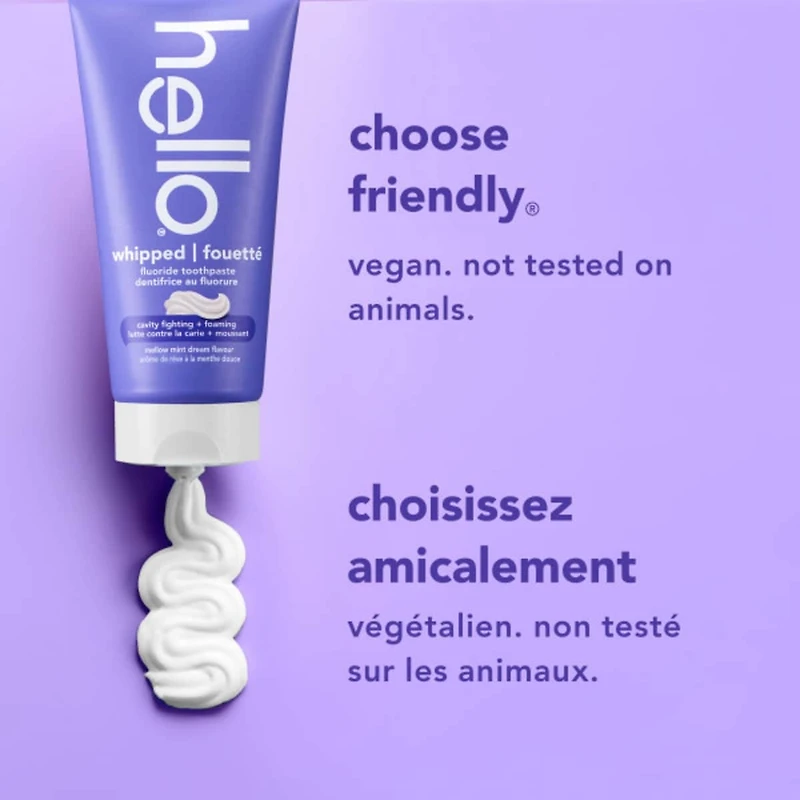 Whipped Fluoride Toothpaste, Mellow Mint Foam Toothpaste