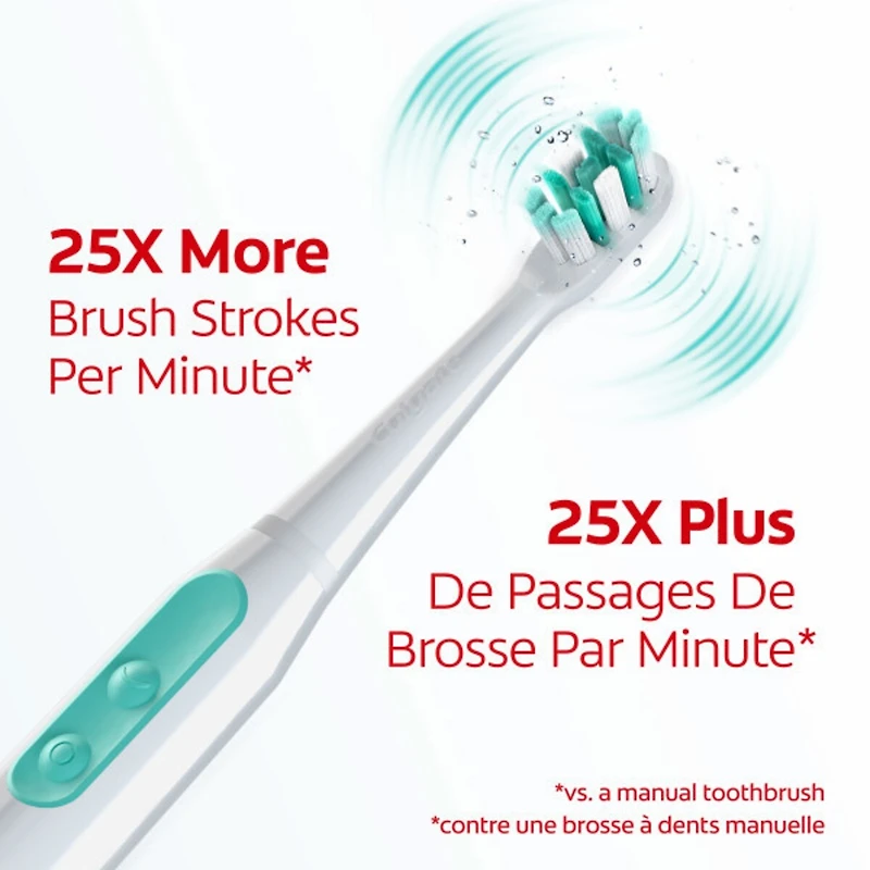 Total Adult Sonic Battery Toothbrush, Medium