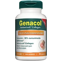 Genacol Anti-Inflammatoire avec Collagène AminoLock, Curcumine de Curcuma et BioPerine