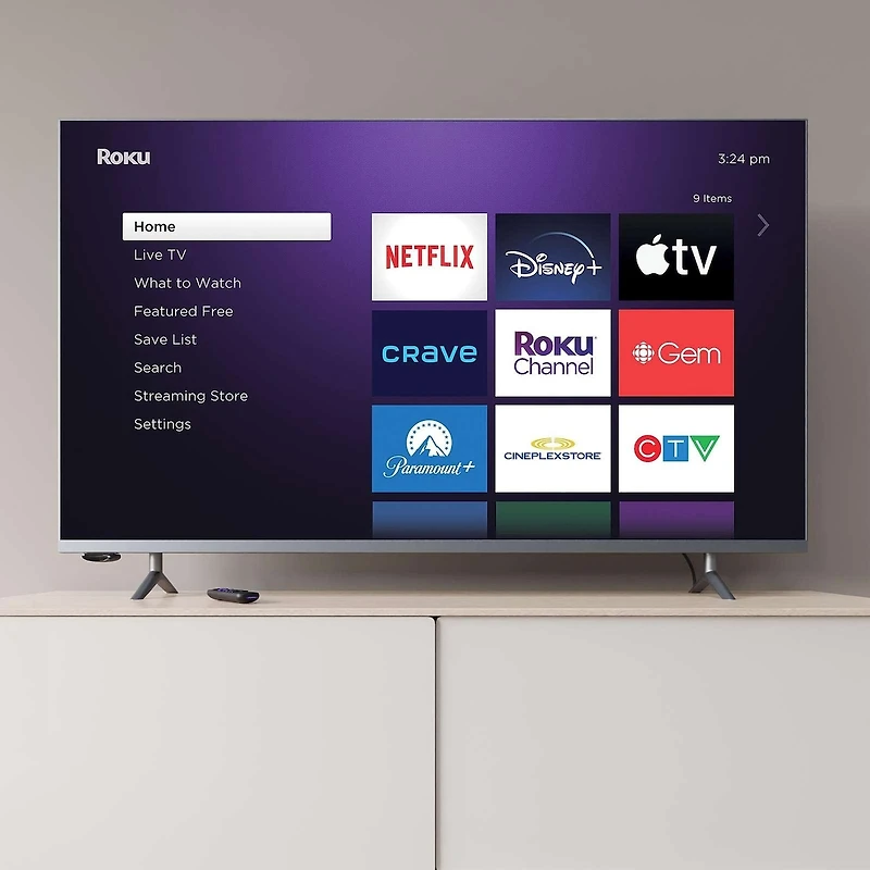 Express (Nouveau) Lecteur de « streaming » HD avec télécommande simple (sans commandes de la télé)