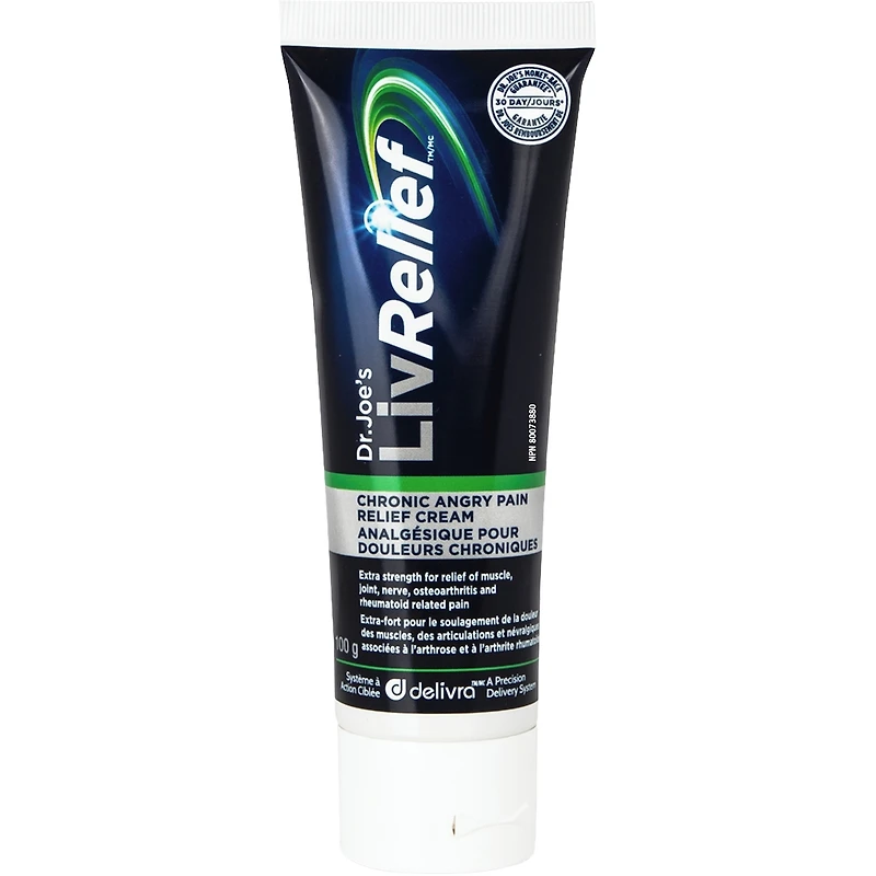 Livrelief Extra Fort Crème Analgésique Contre Les Douleurs Chroniques 100g