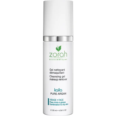 kaïla - gel nettoyant démaquillant - purifiant yeux et visage