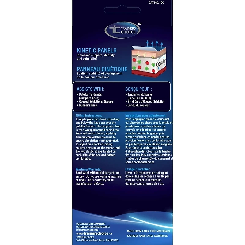 Sangle Pour Tendinite Rotulienne